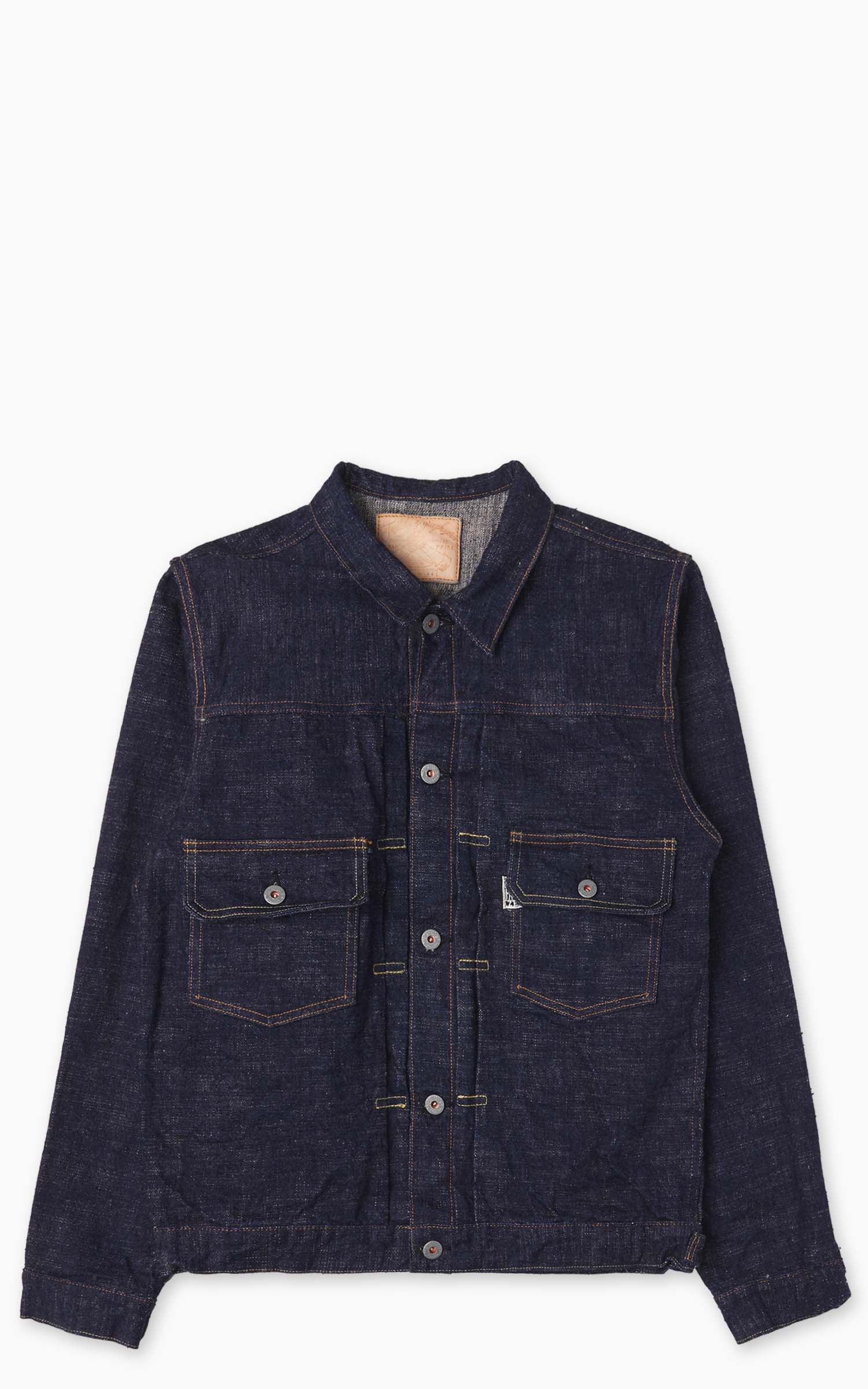 Graph Zero Type 2 Denim Jacket Slub Indigo 15oz