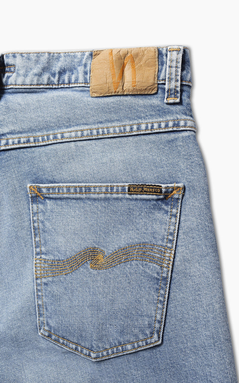 Nudie Jeans Grim Tim Worn Pale Blue