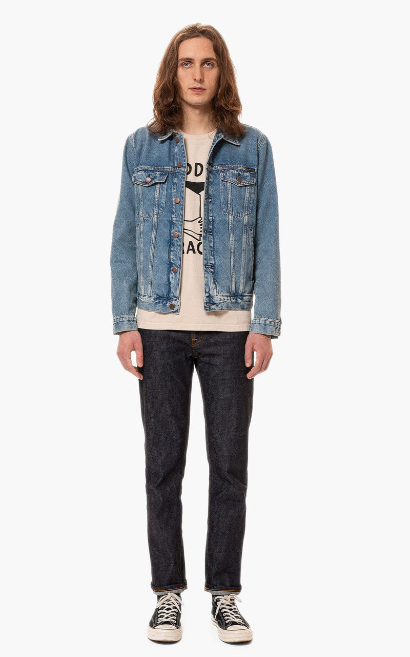 Nudie Jeans Gritty Jackson Dry Ruby Selvage