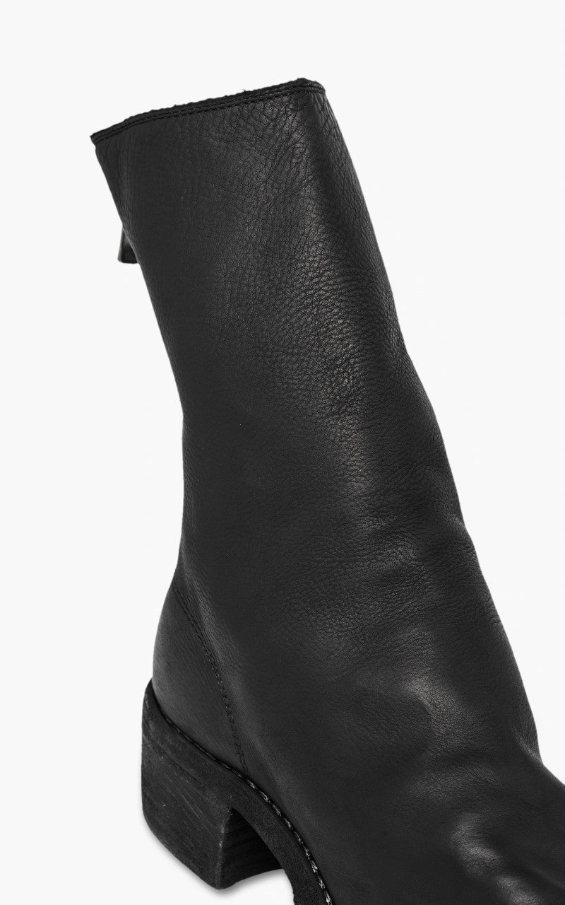 Guidi 788Z Back Zip Mid Boot Baby Calf Full Grain Black