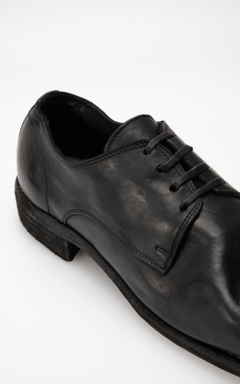 Guidi 992 Classic Derby Calf Full Grain Black