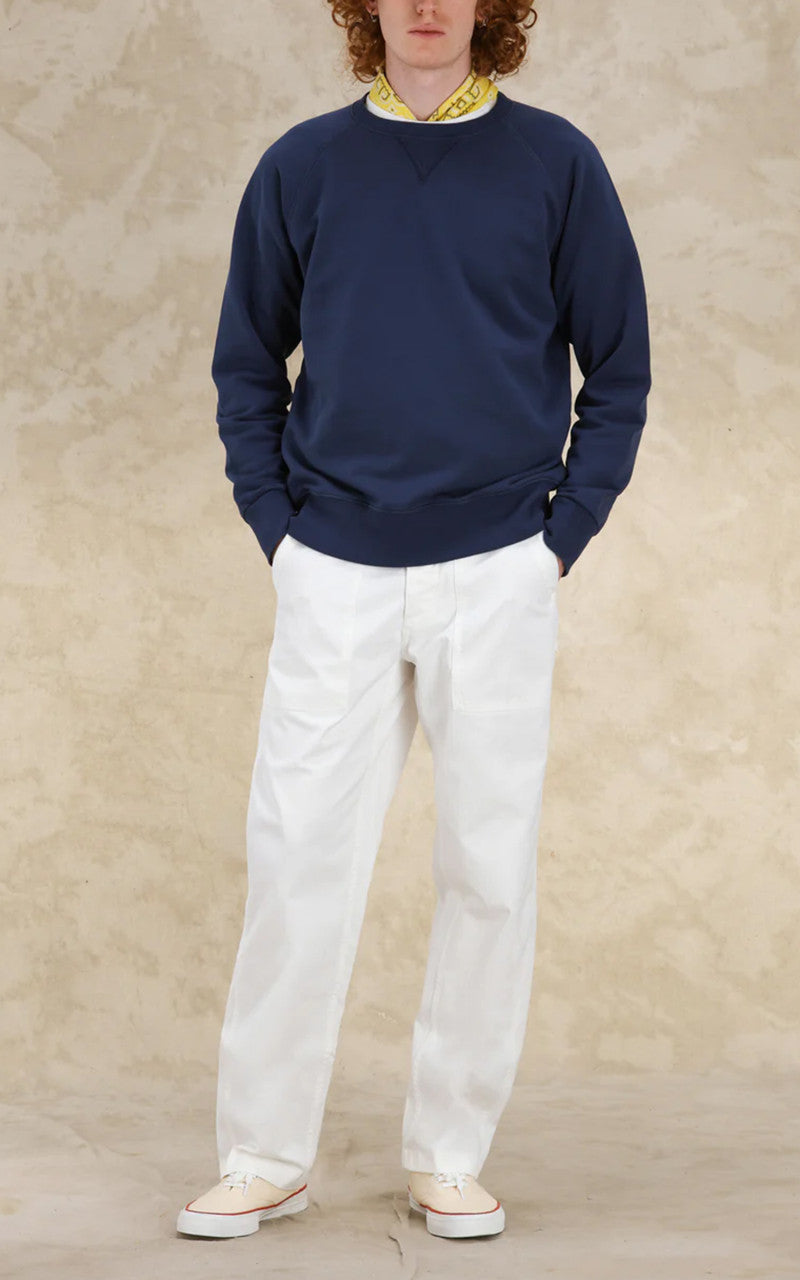 Fortela Harvard Crewneck Sweatshirt Navy