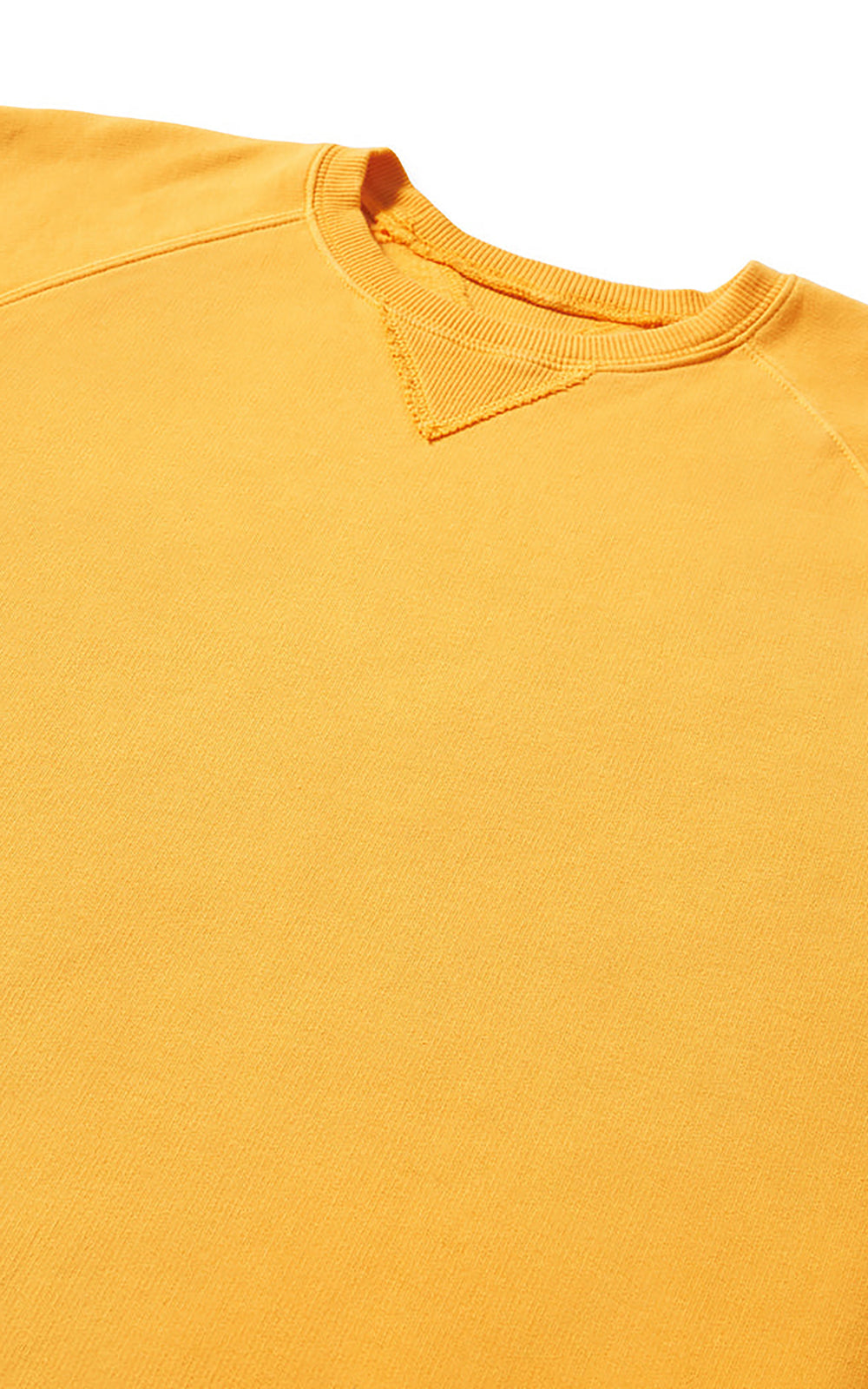 Fortela Harvard Crewneck Fleece Sweatshirt Yellow