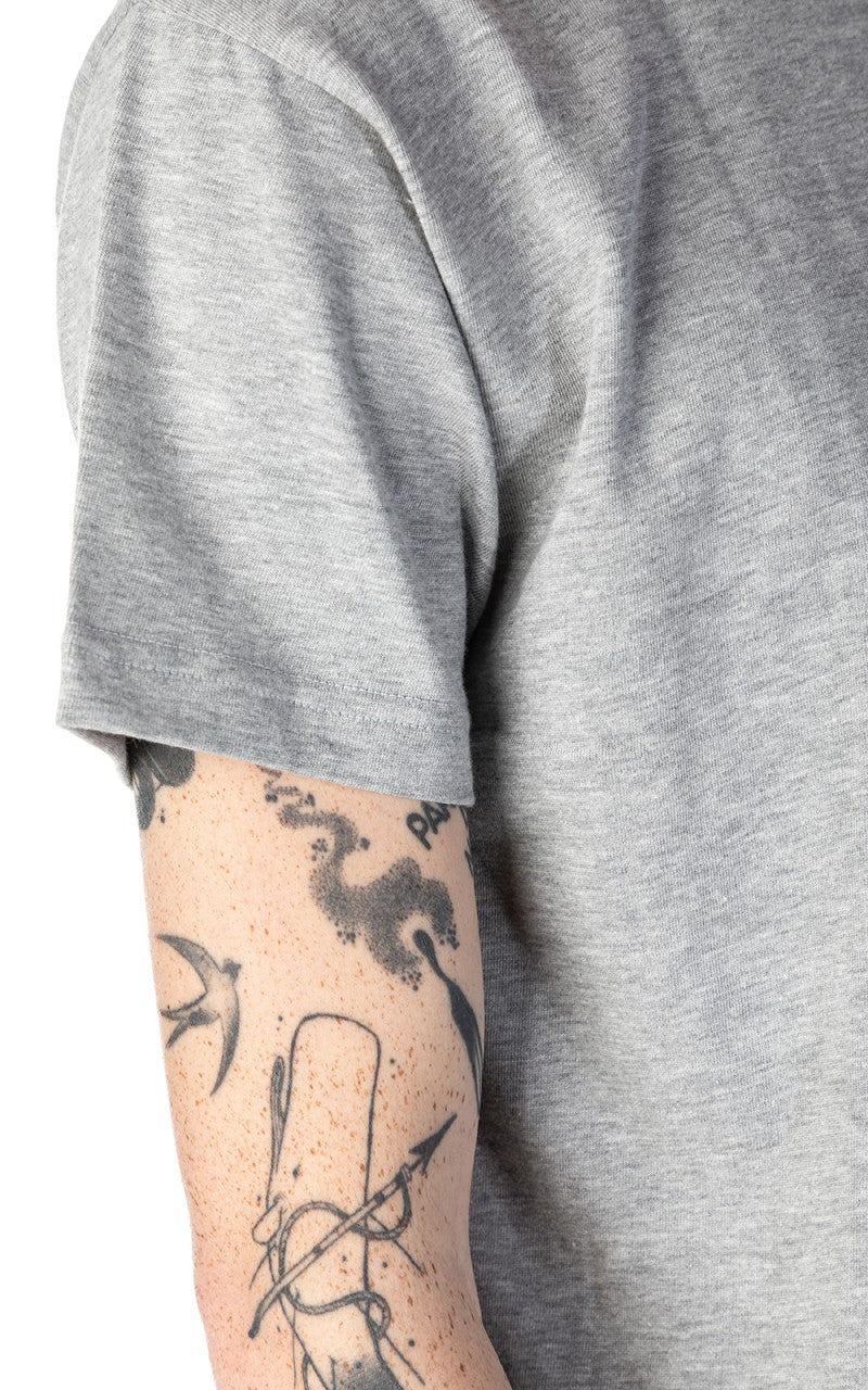 3sixteen Heavyweight Plain Tee 2 Pack Grey