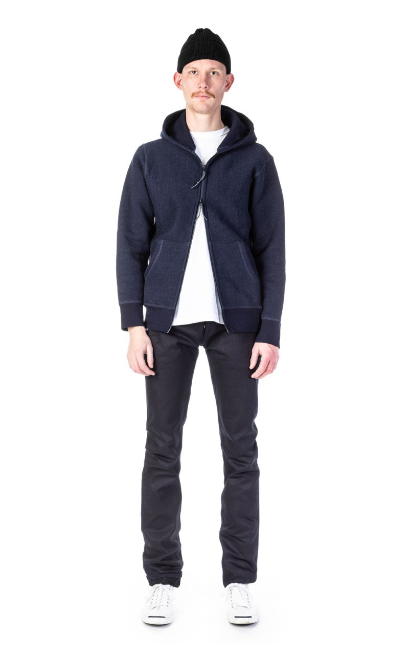 3sixteen Heavyweight Zip Hoody Indigo