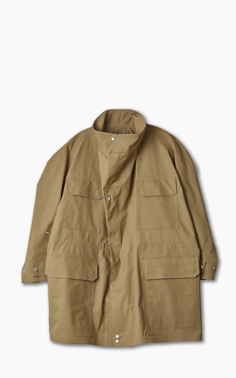 Hed Mayner Waterproof Raglan Parka Camel
