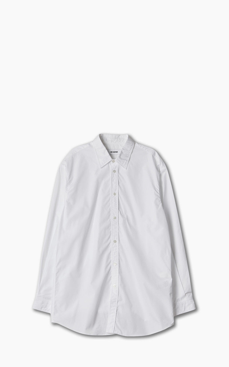 Hed Mayner Open Back Shirt White