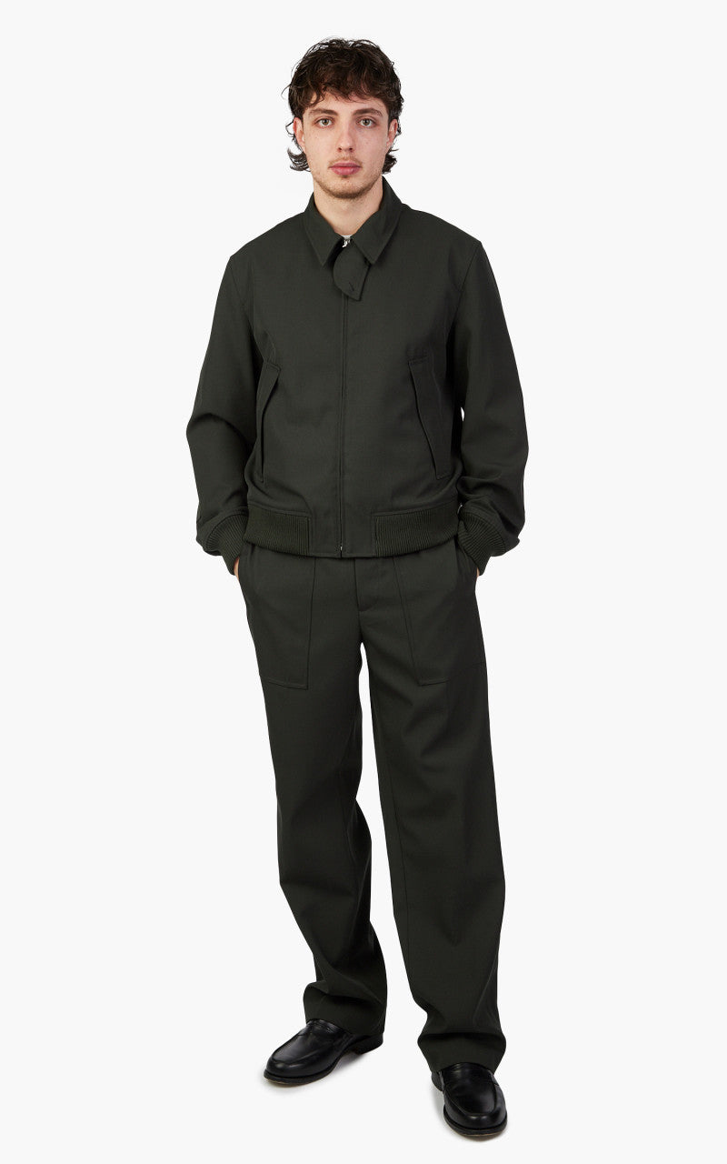 Helmut Lang Twill Bomber Burnt Olive