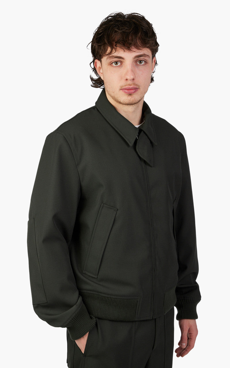 Helmut Lang Twill Bomber Burnt Olive