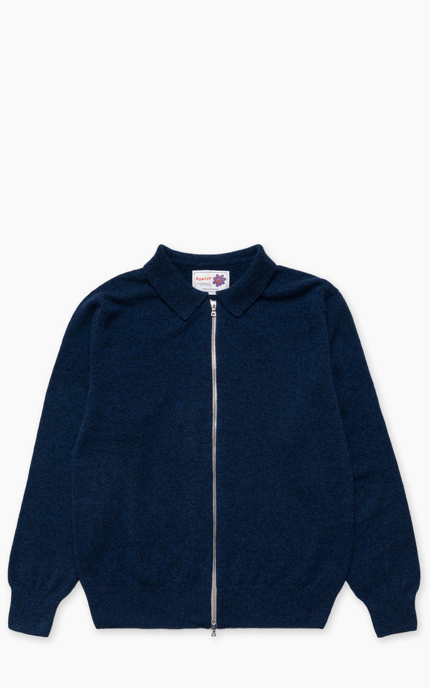 Howlin' High Pressure Knit Cardigan Navy Mix