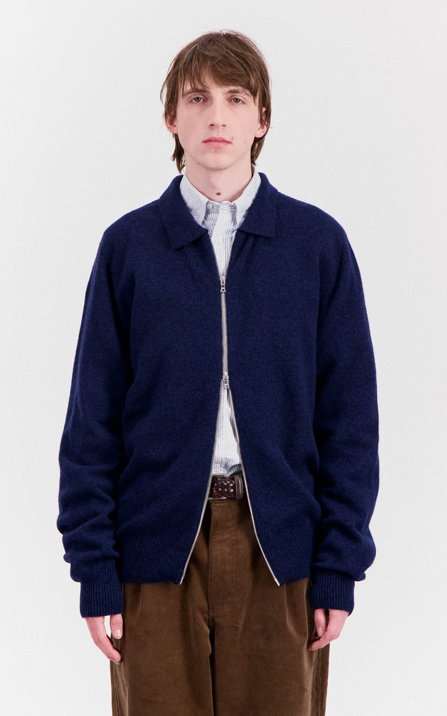 Howlin' High Pressure Knit Cardigan Navy Mix