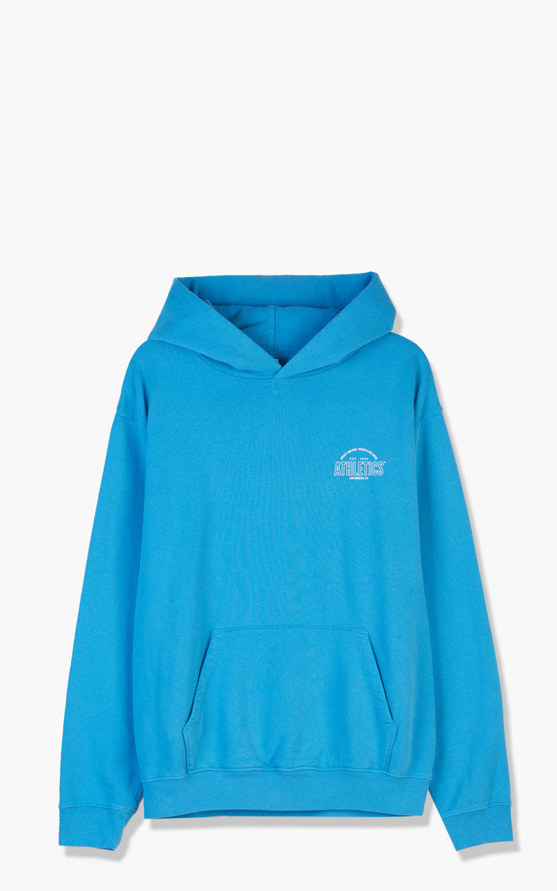 Sporty & Rich Athletics Hoodie Ocean/White
