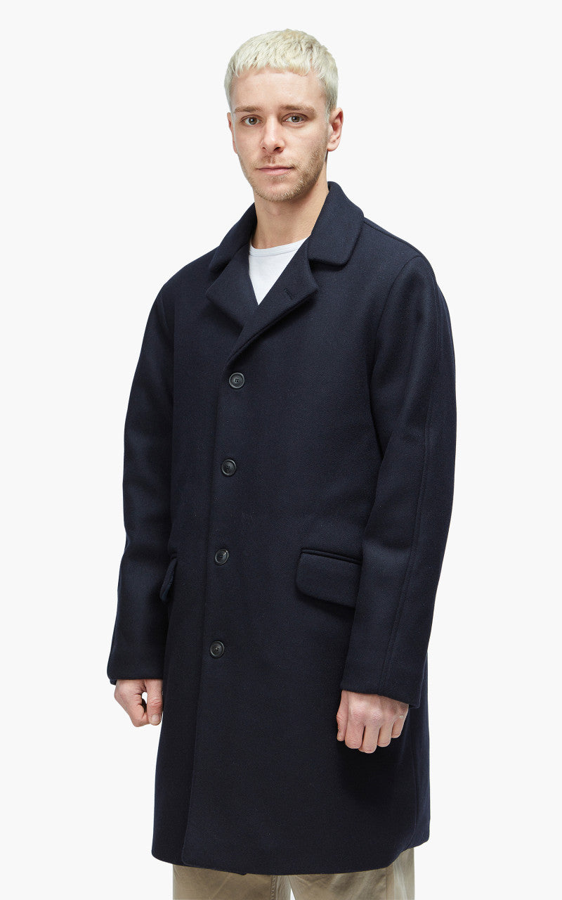 Homecore Steve Malmö Wool Coat Navy