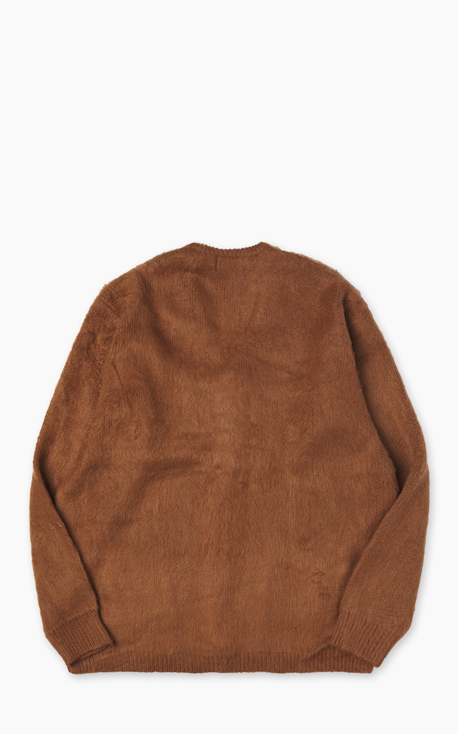 Houston UNIVERD72 Mohair Touch Brushed Cardigan Brown