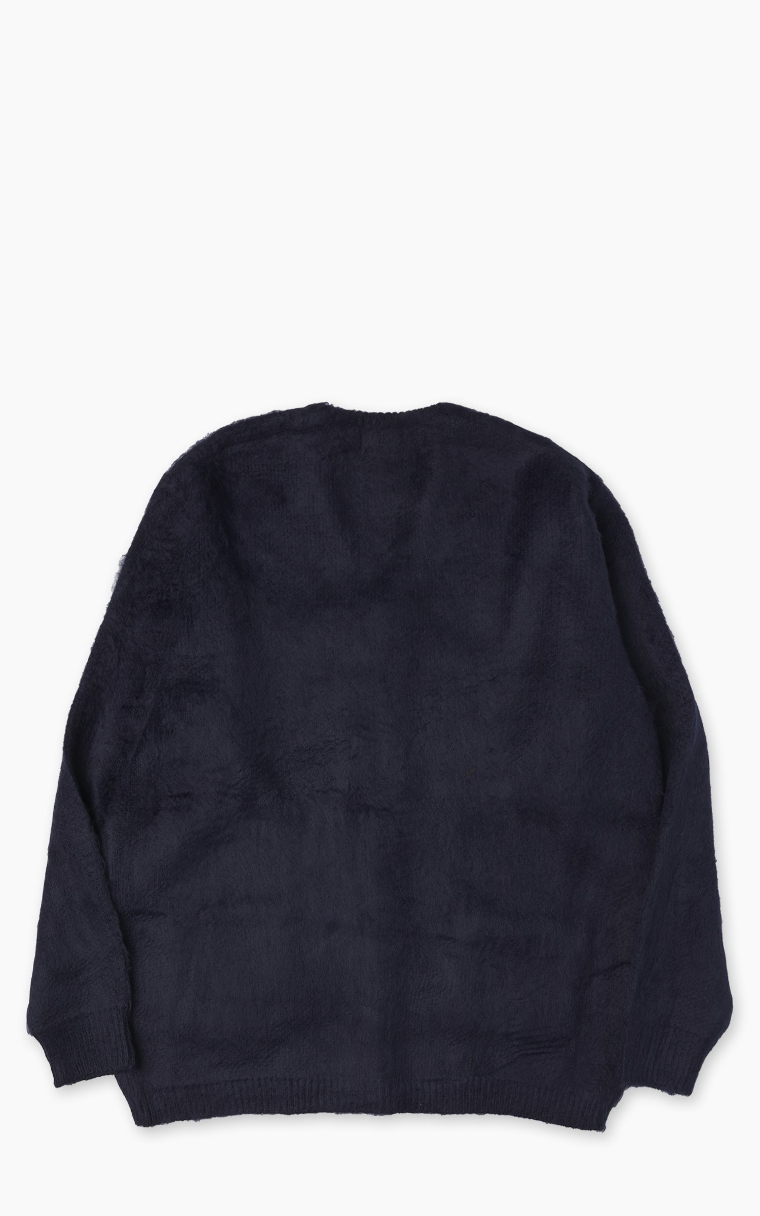 Houston UNIVERD72 Mohair Touch Brushed Cardigan Navy