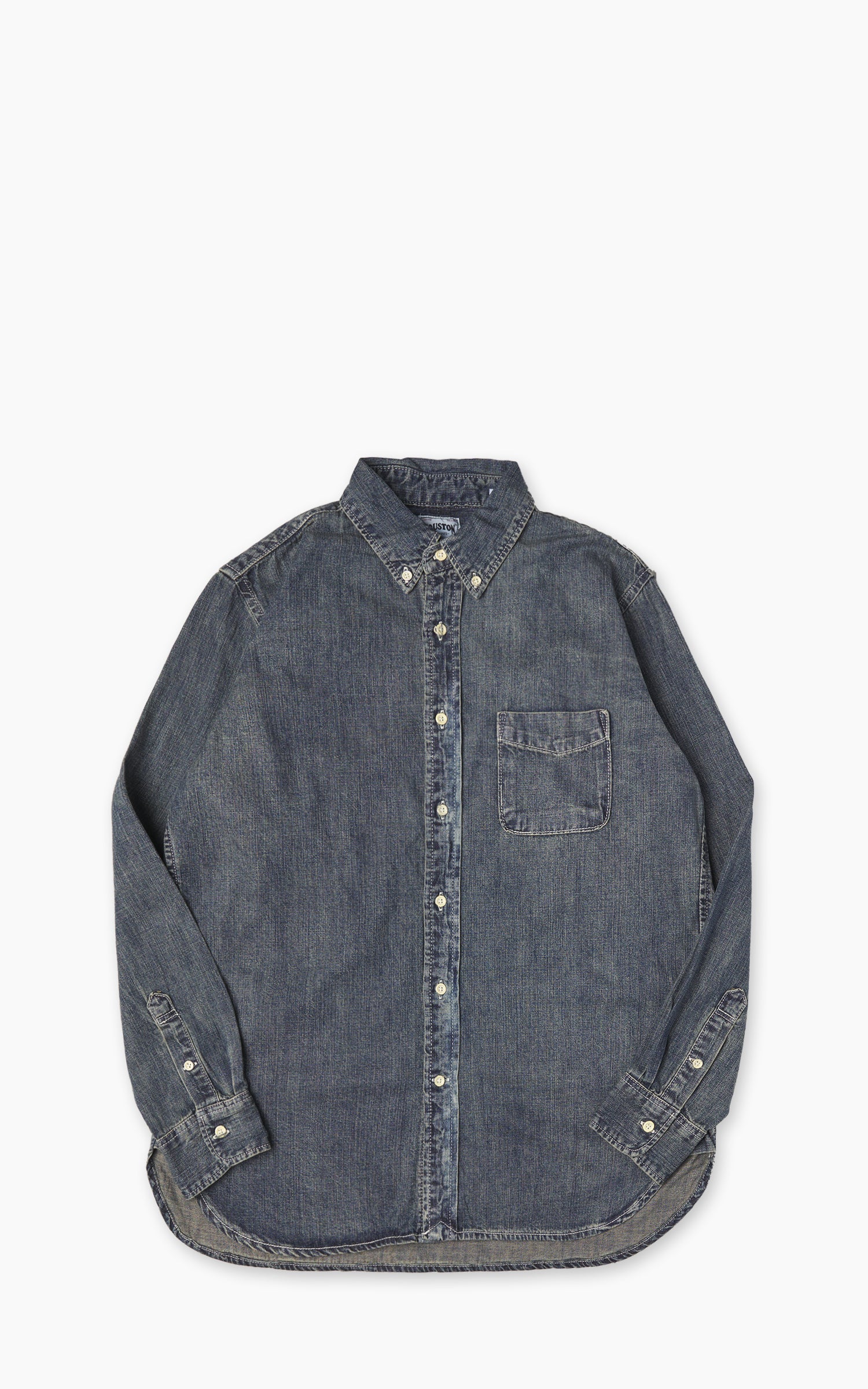 Houston Denim BD Shirt Vintage Wash Indigo