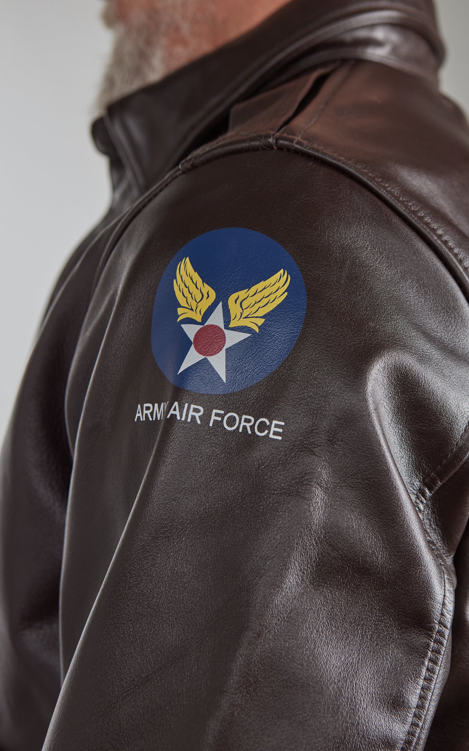 Houston A-2 Leather Jacket Horsehide Brown