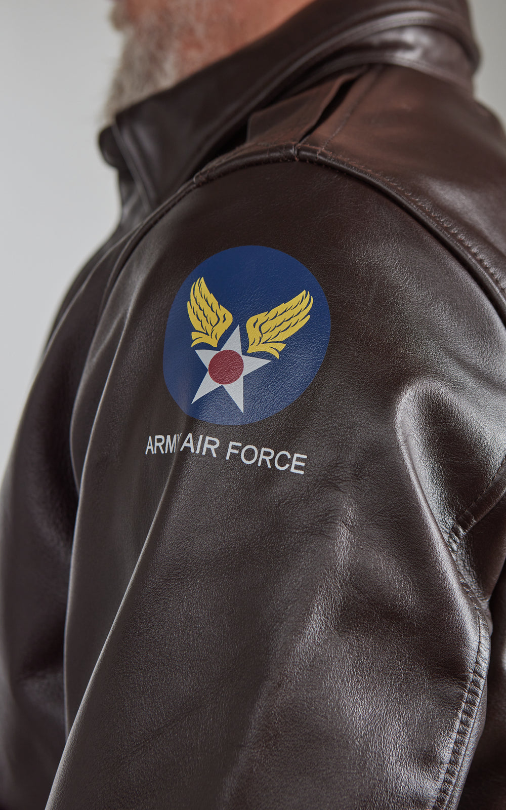 Houston A-2 Leather Jacket Horsehide Brown