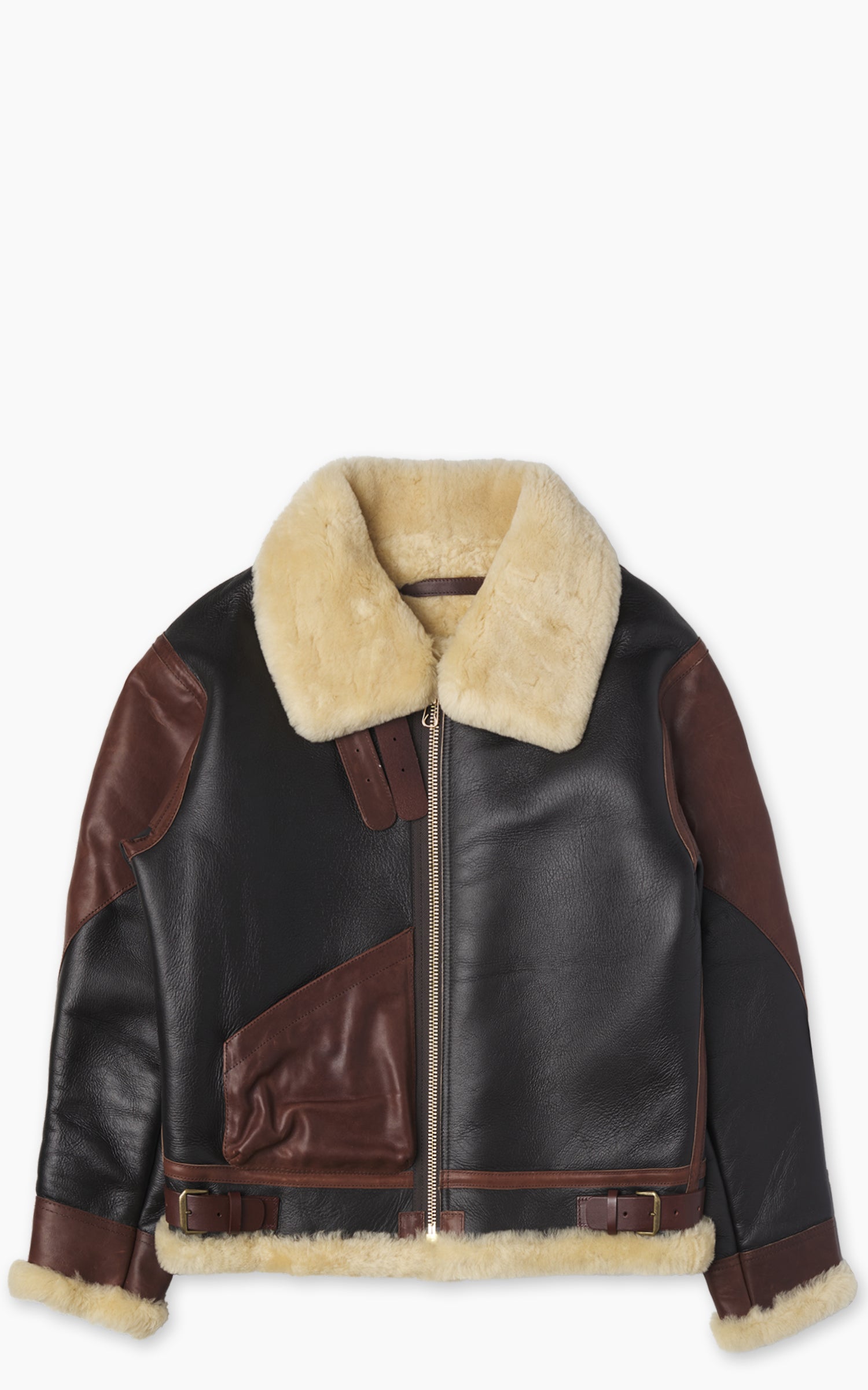 Houston Mouton B-3 Flight Jacket Brown