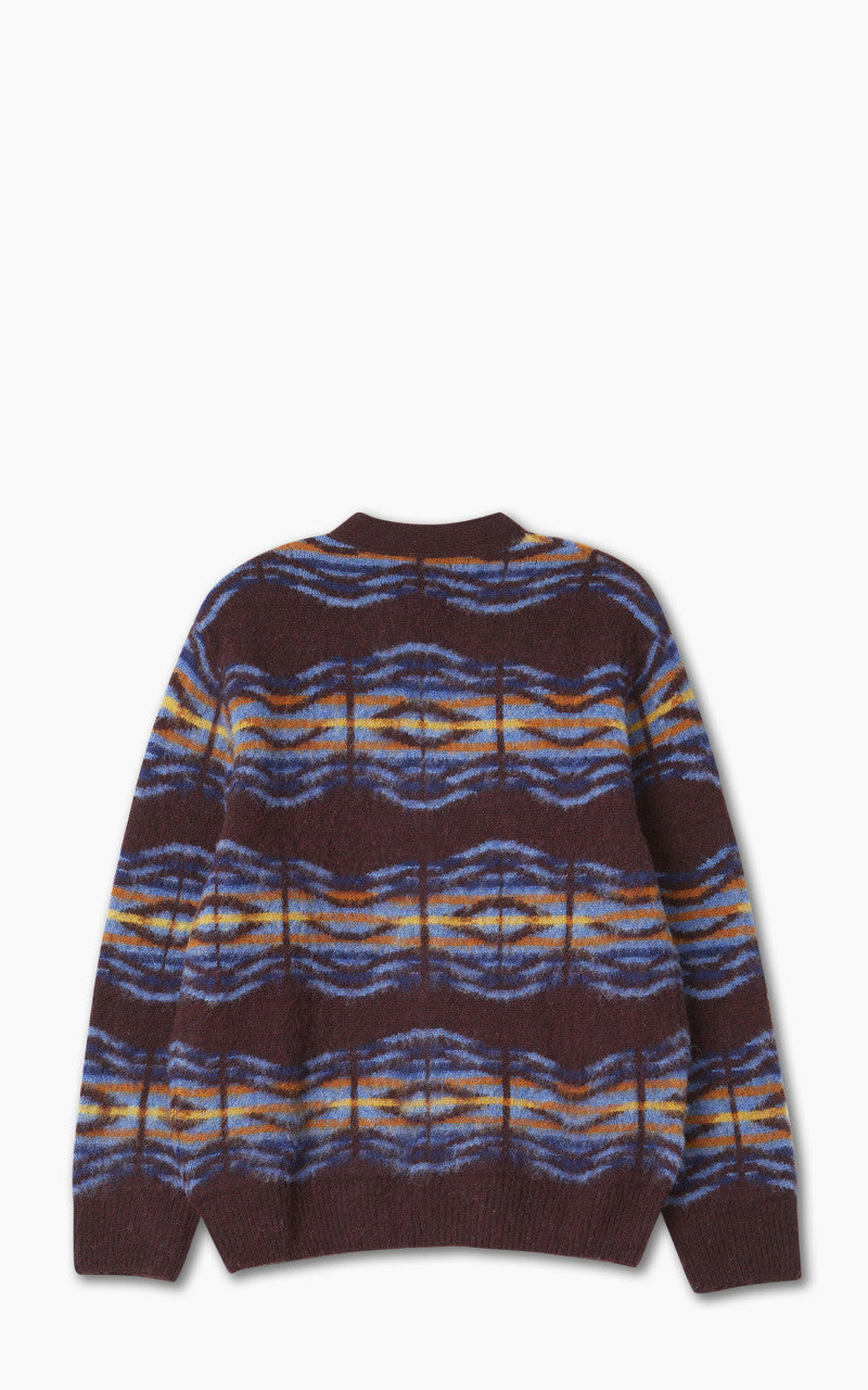 Howlin' Out Of This World Cardigan Bordeaux