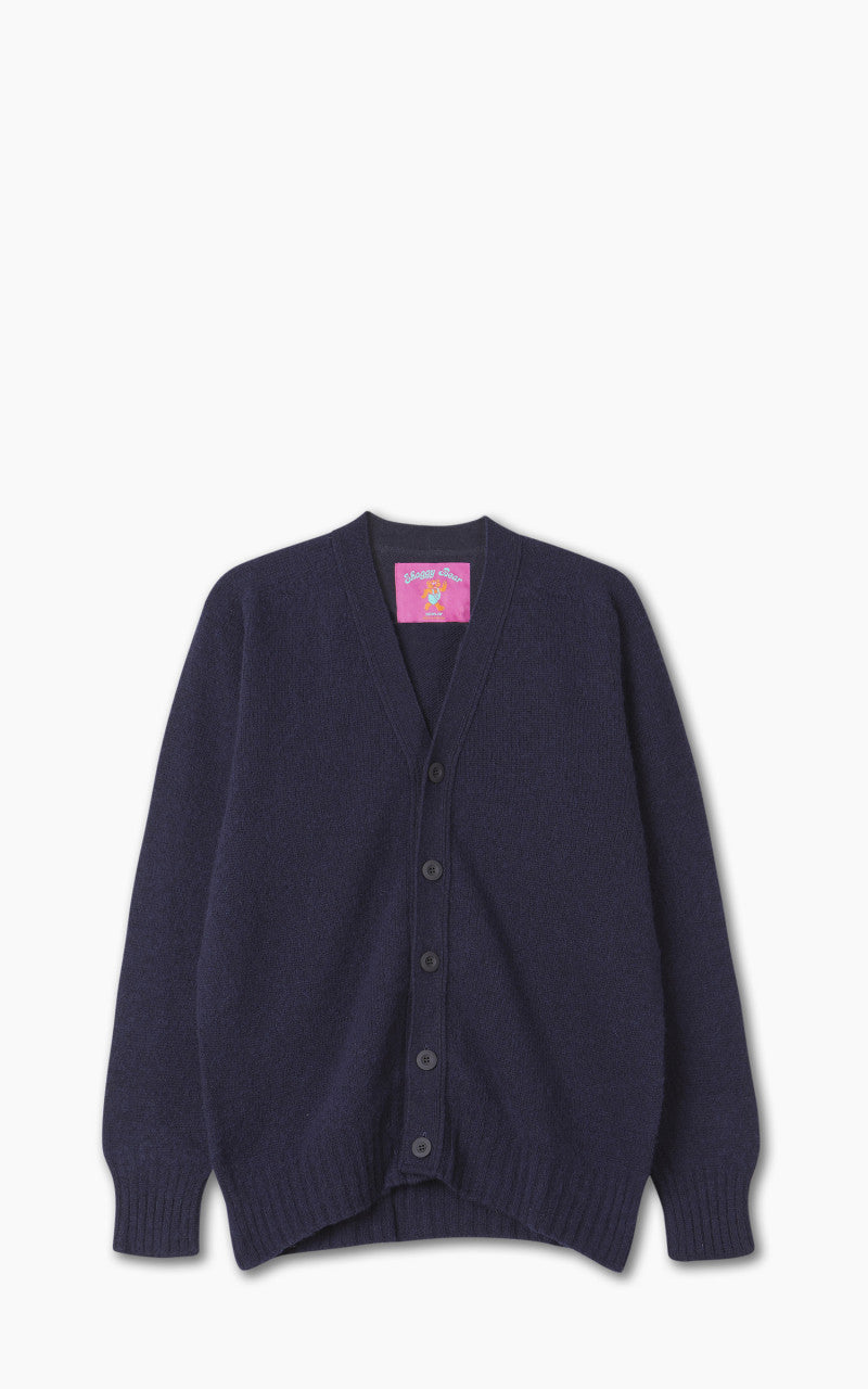 Howlin' Shaggy Bear Cardigan Navy