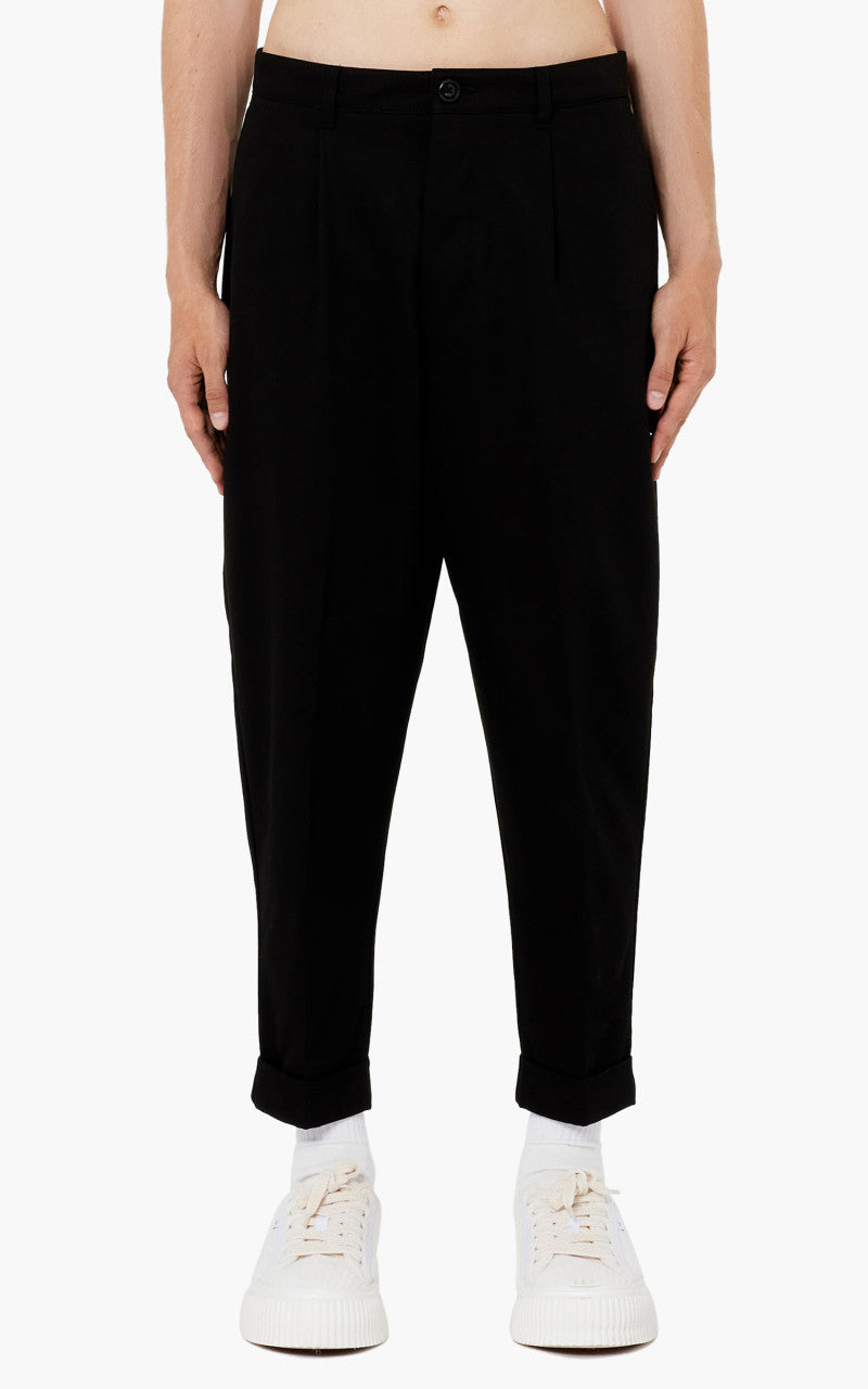 AMI Paris Carrot Trousers Black
