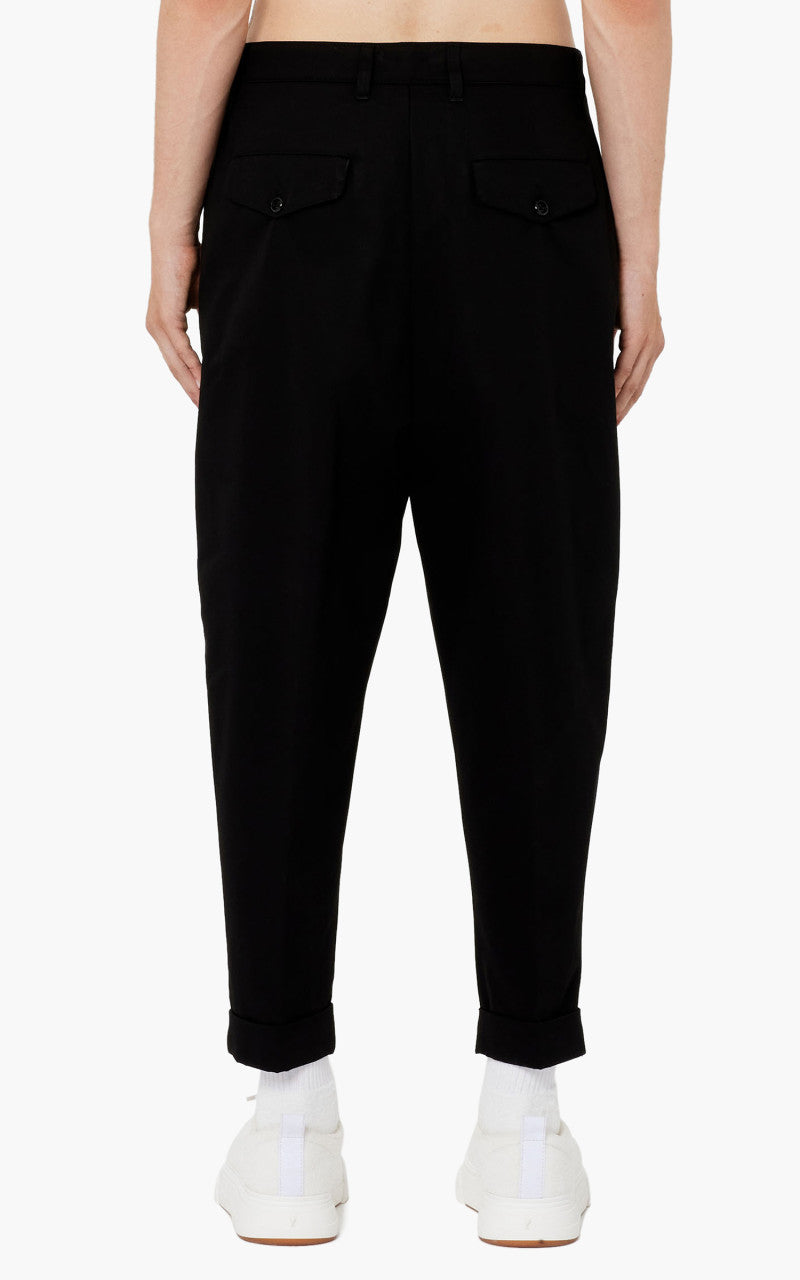 AMI Paris Carrot Trousers Black