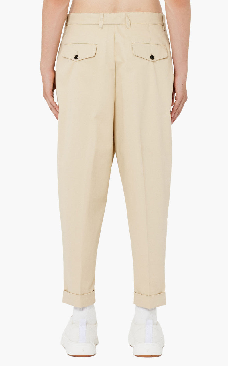 AMI Paris Carrot Trousers Vanilla