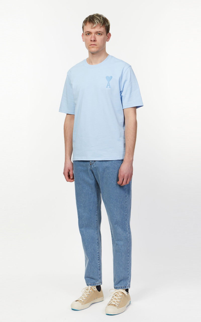 AMI Paris Tapered Fit Jeans 448 Bleach