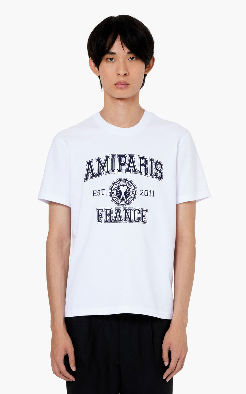 AMI Paris France T-Shirt White