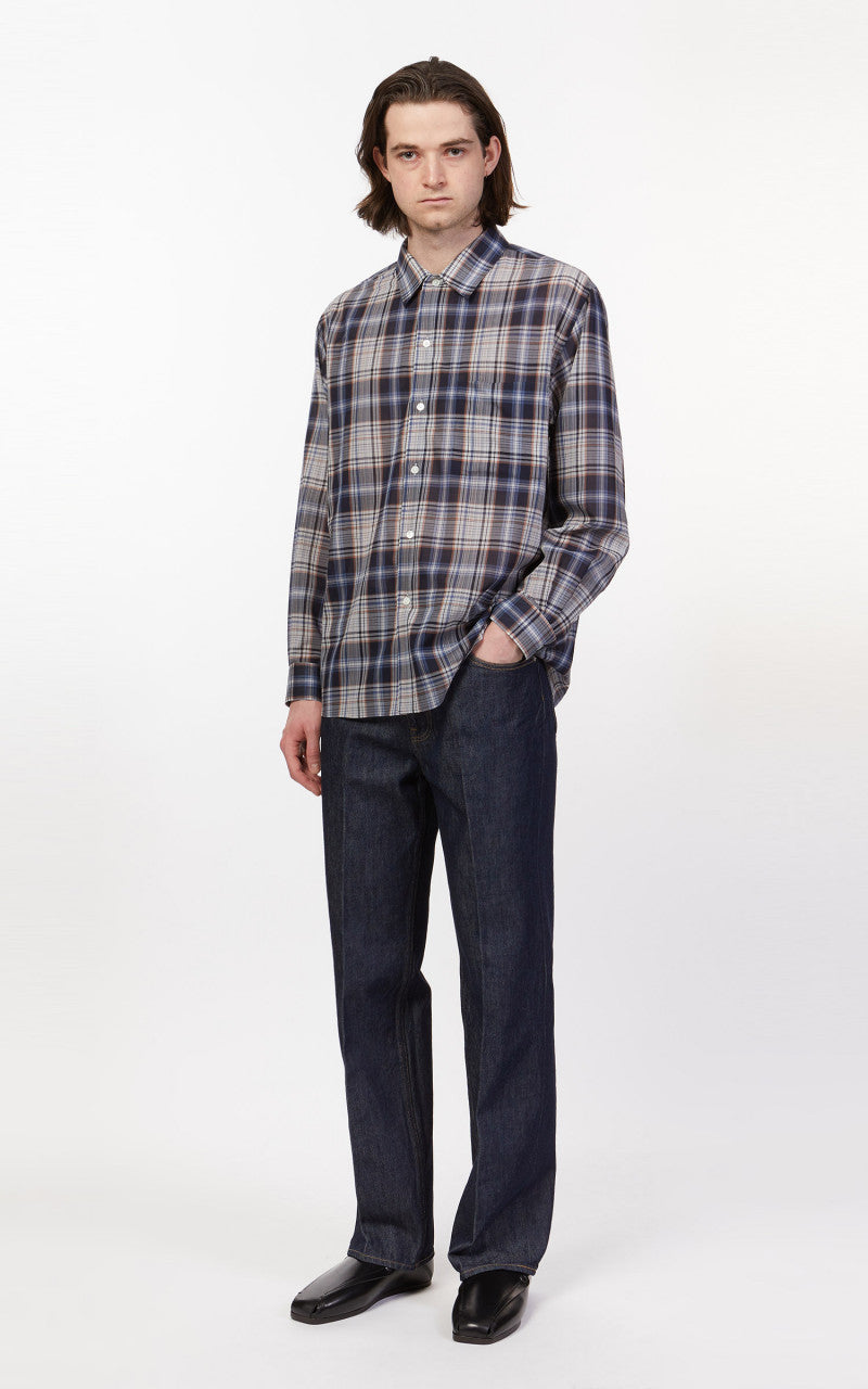 Auralee Hard Twist Denim 5P Pants Indigo