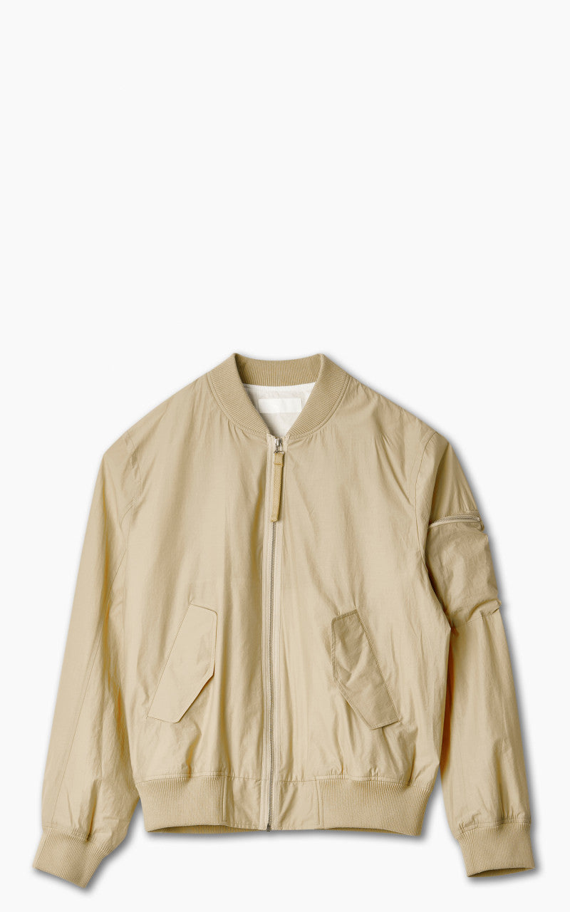 Helmut Lang Nylon Bomber Uniform Khaki