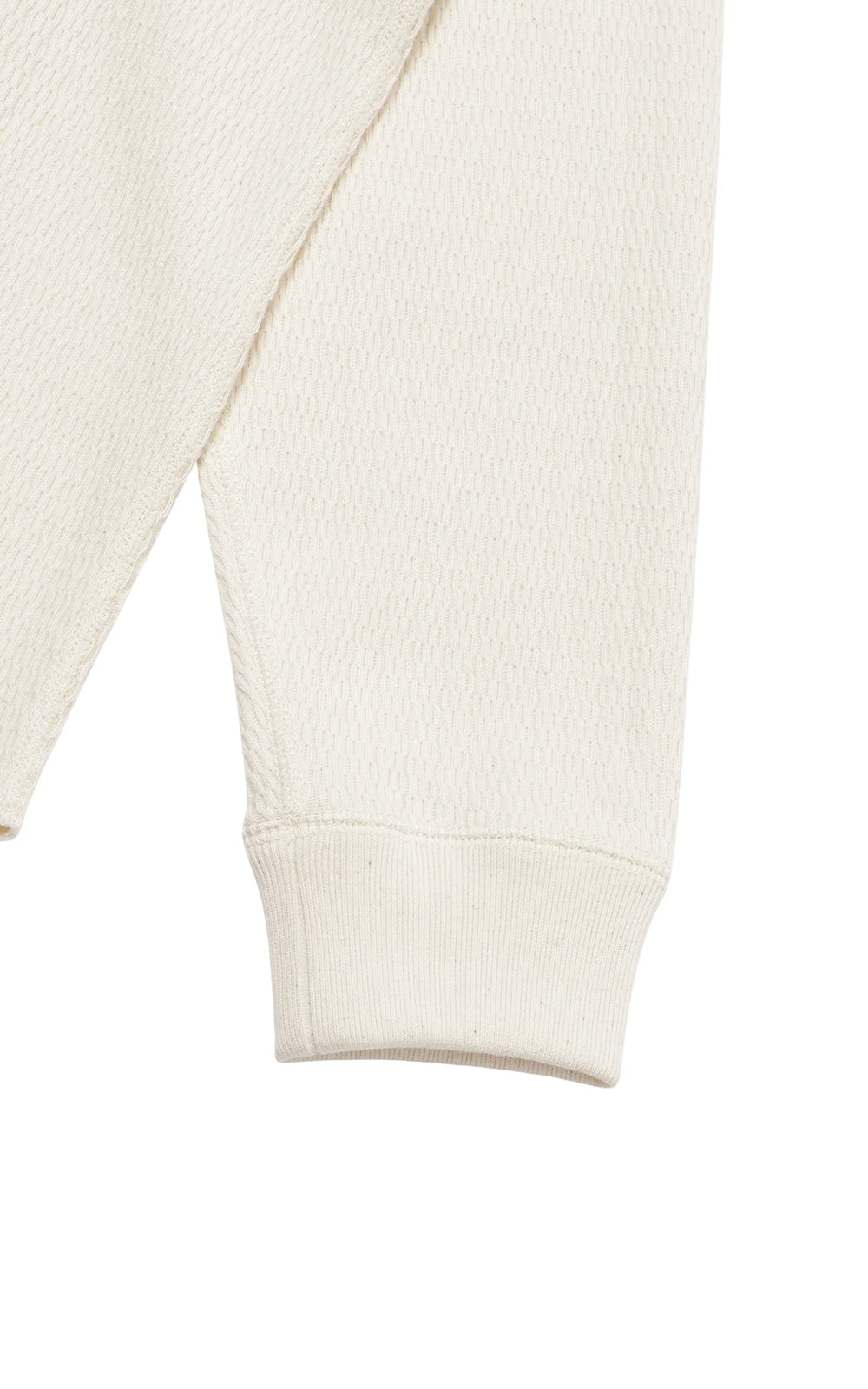 Wonder Looper Henley Cashmere Blend Honeycomb Ecru