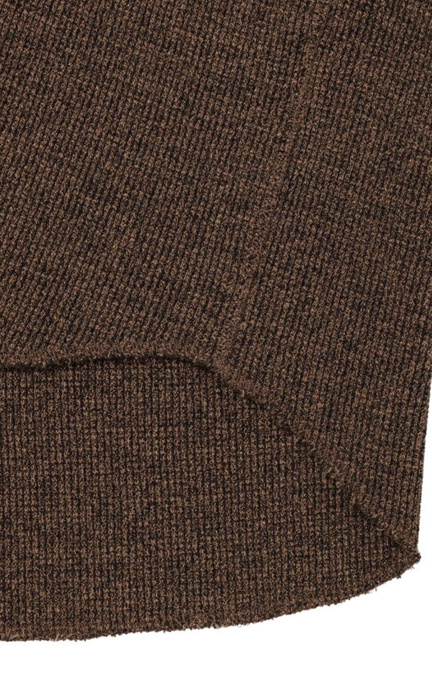 Wonder Looper Henley Grandrelle Foxfibre® Heavyweight Waffle Coyote 80 x Black