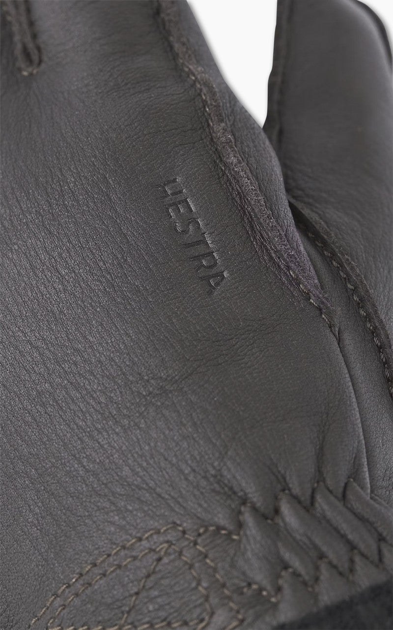 Hestra Deerskin Primaloft Rib Black