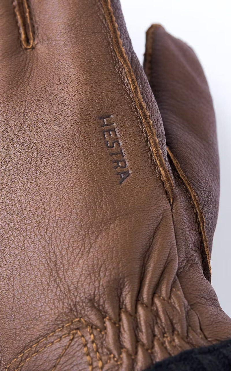 Hestra Deerskin Primaloft Rib Chocolate