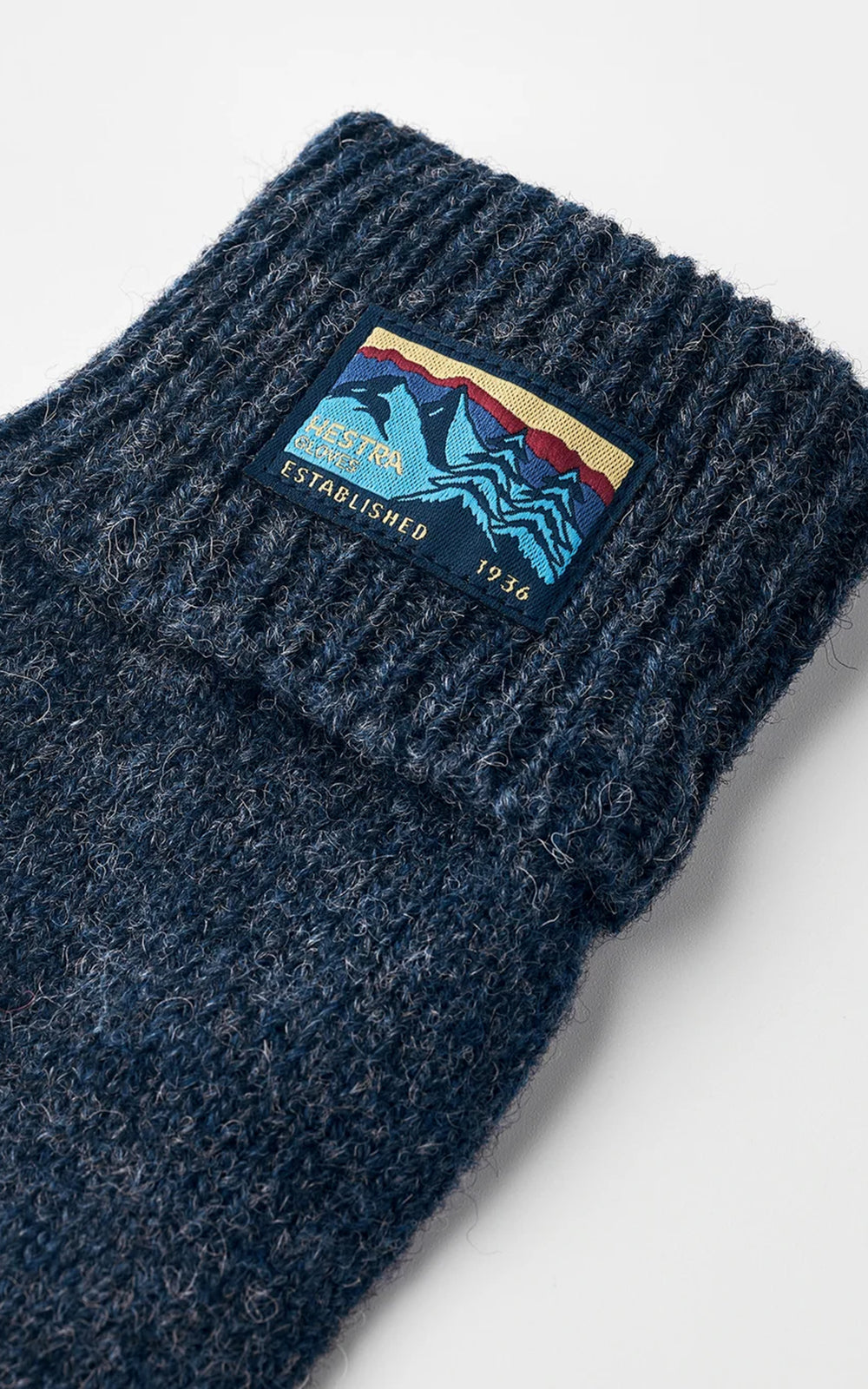 Hestra Basic Wool Half Finger Glove Navy