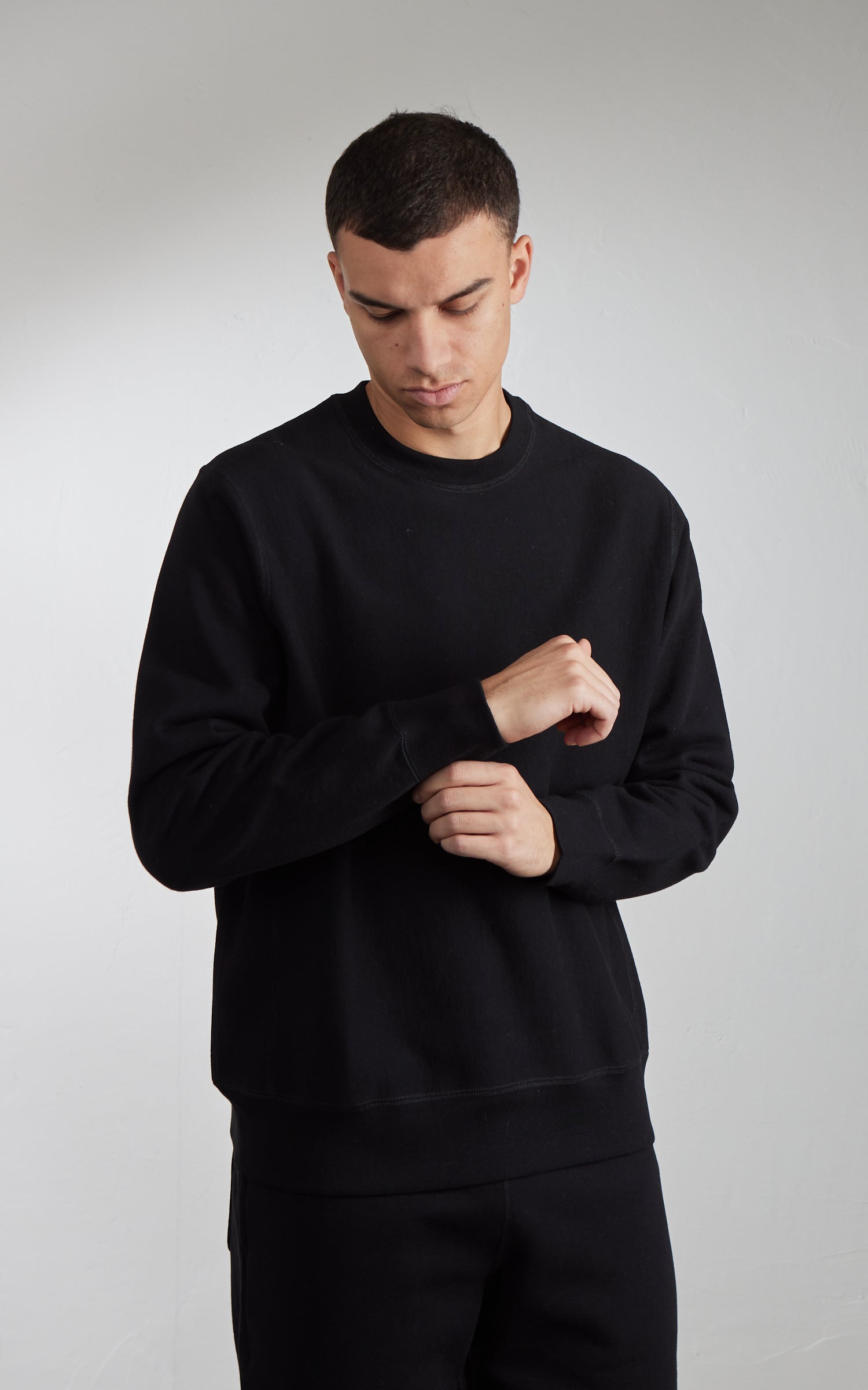 House Of Blanks Heavyweight Crewneck Sweatshirt Black