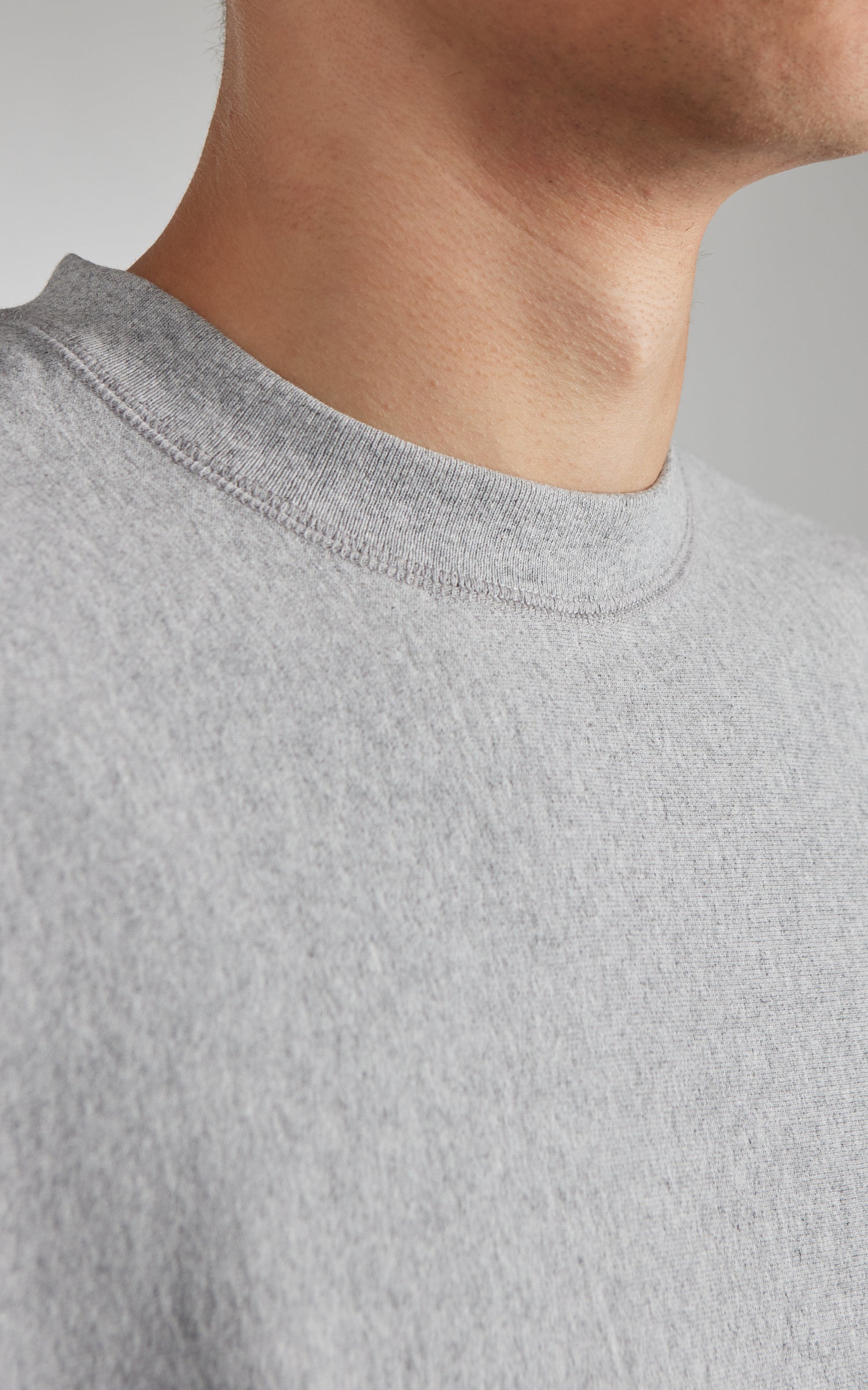 House Of Blanks Heavyweight Crewneck Sweatshirt Heather Grey