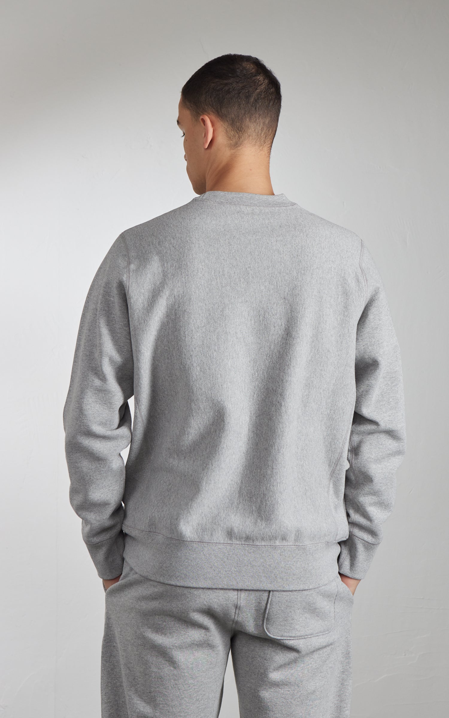 House Of Blanks Heavyweight Crewneck Sweatshirt Heather Grey