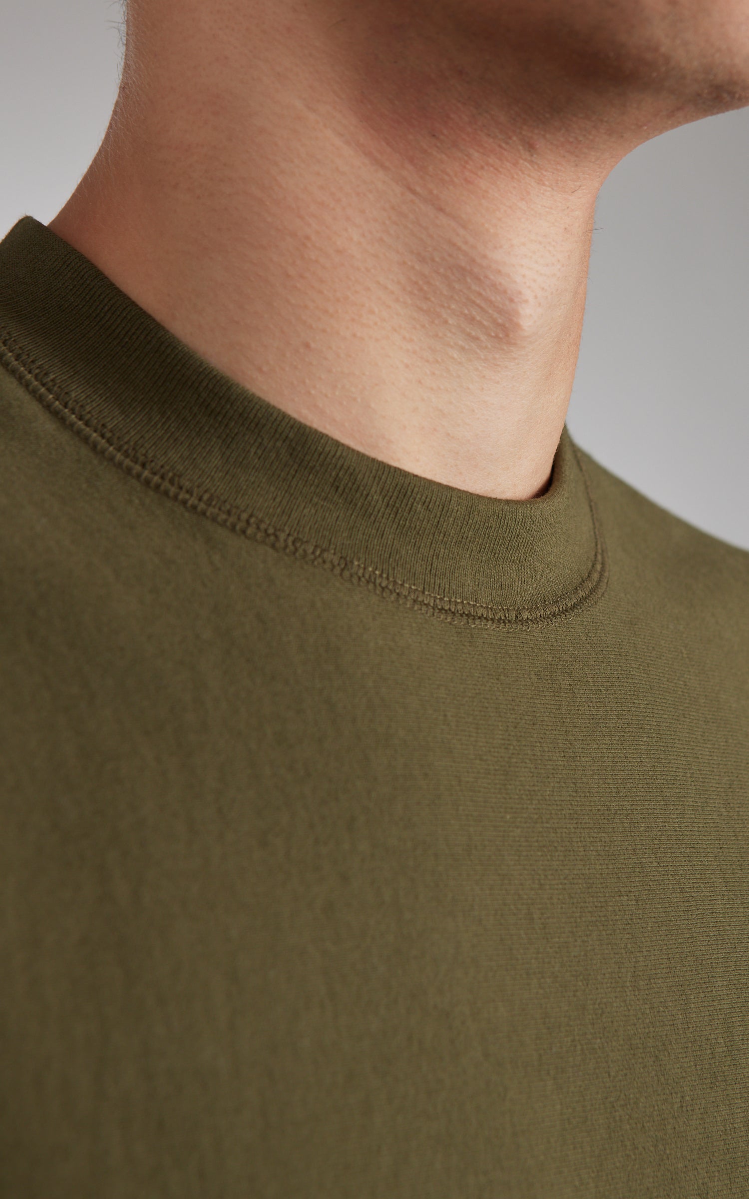 House Of Blanks Heavyweight Crewneck Sweatshirt Olive Drab
