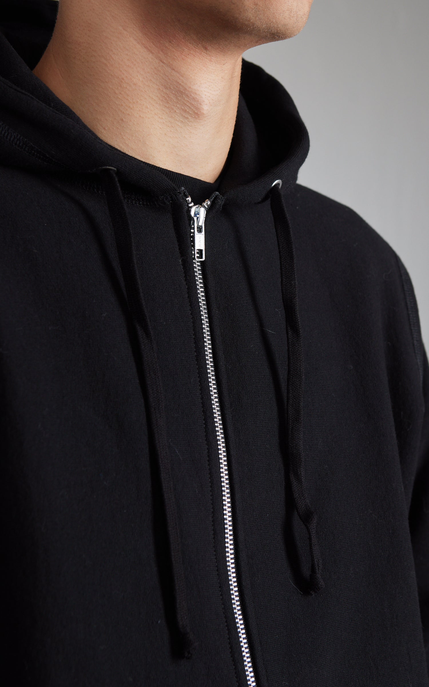 House Of Blanks Heavyweight Zip Hooded Sweatshirt Black