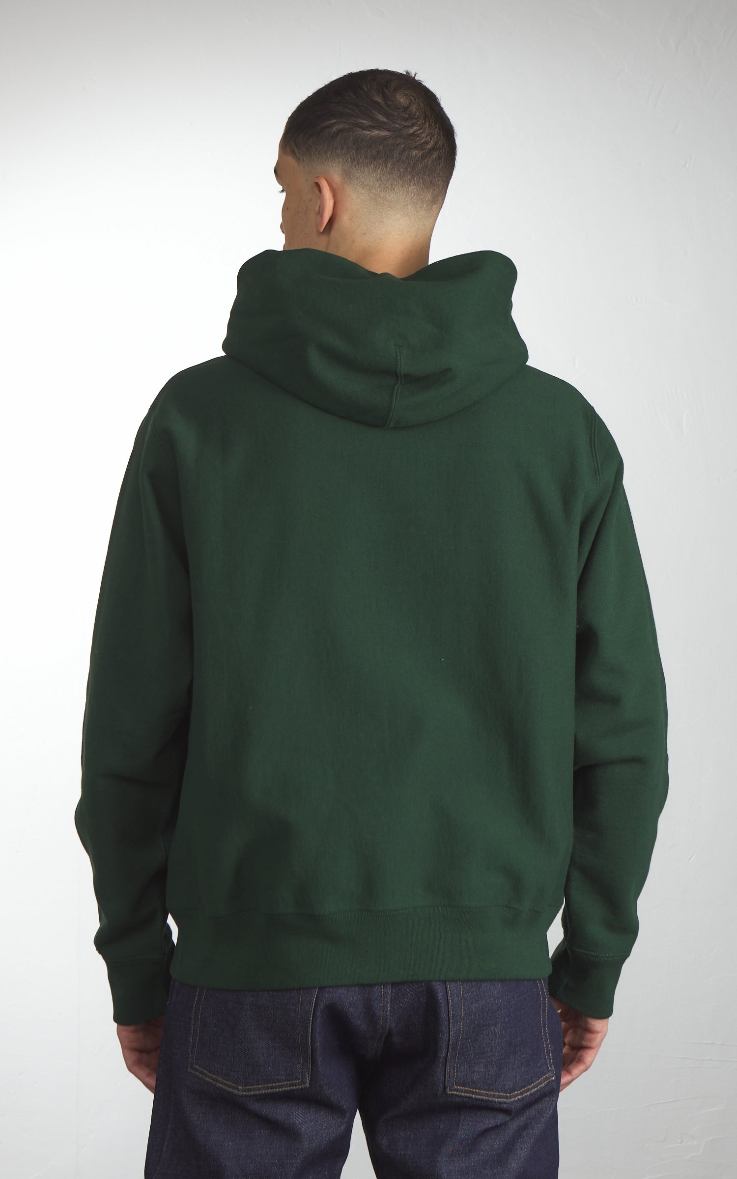 House Of Blanks Heavyweight Relaxed Fit Hooded Sweatshirt Forest Green