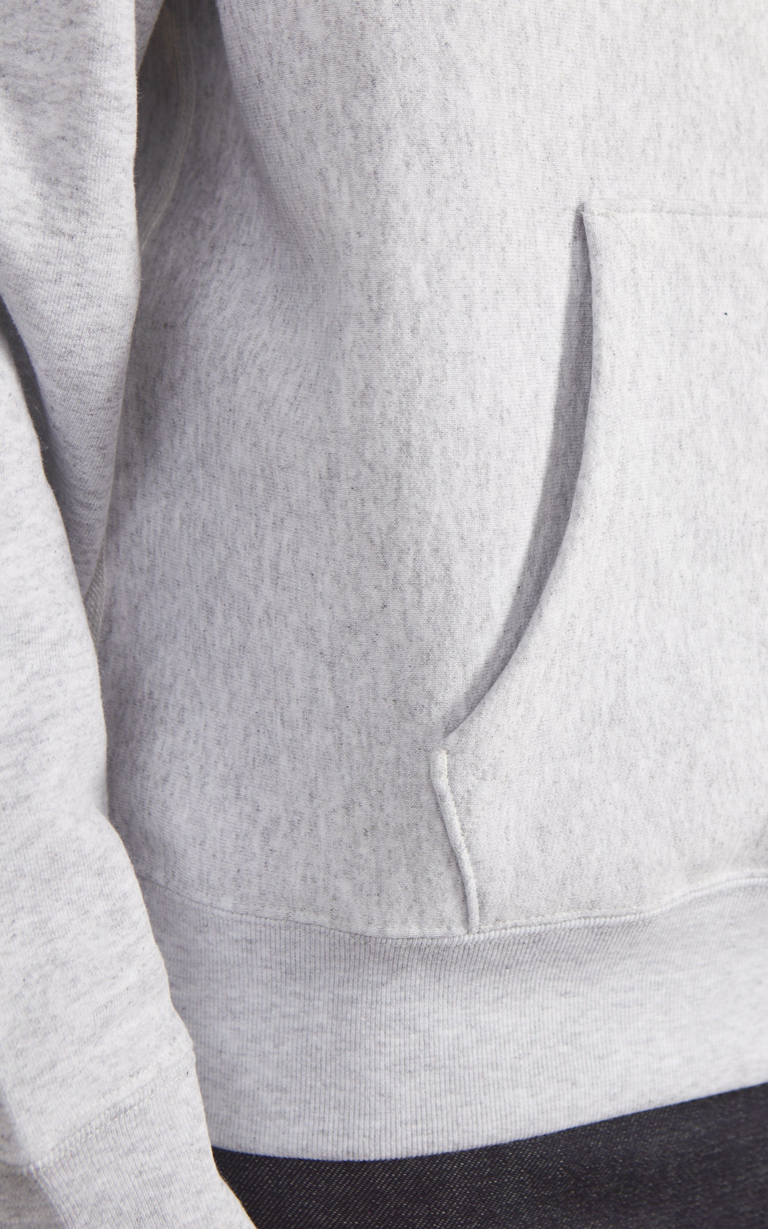 House Of Blanks Heavyweight Relaxed Fit Hooded Sweatshirt Heather Ash
