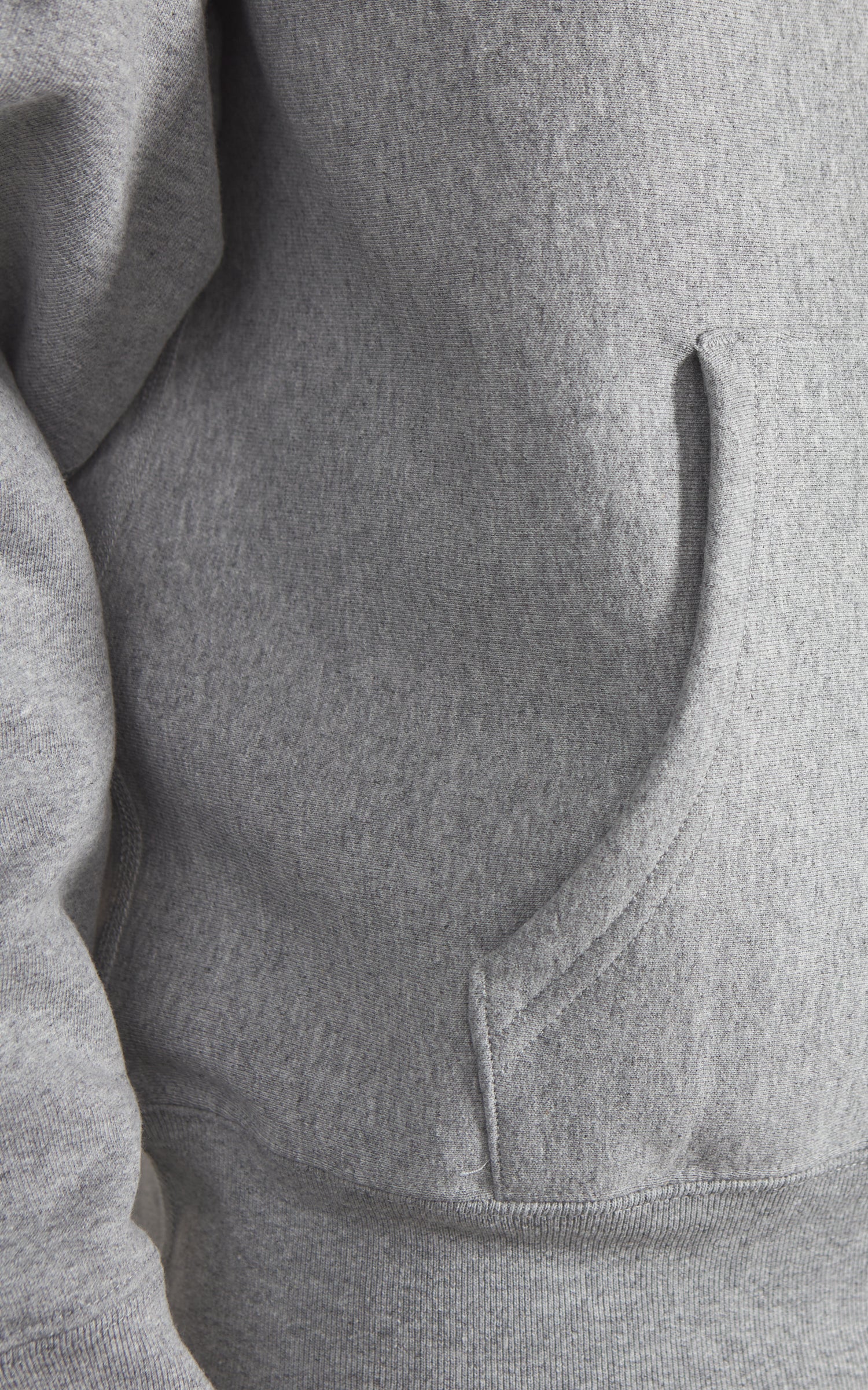 House Of Blanks Heavyweight Relaxed Fit Hooded Sweatshirt Heather Grey