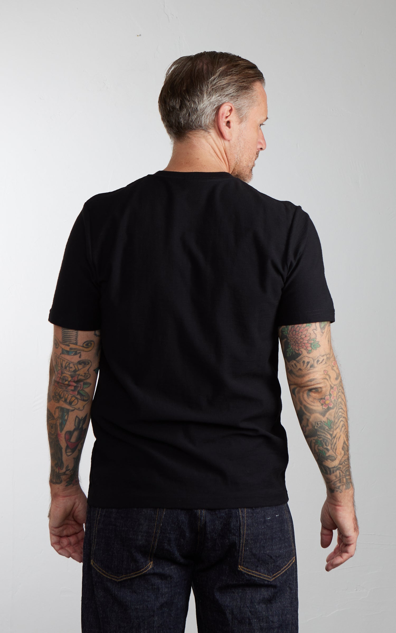House Of Blanks Slub Pocket T-Shirt 2-Pack Black