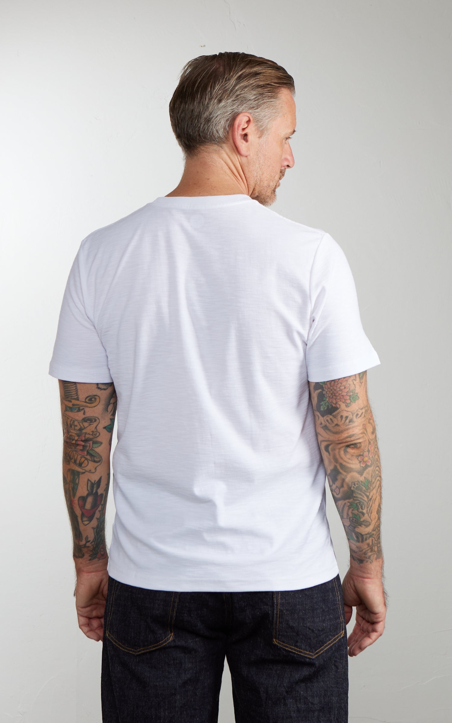 House Of Blanks Slub Pocket T-Shirt 2-Pack White