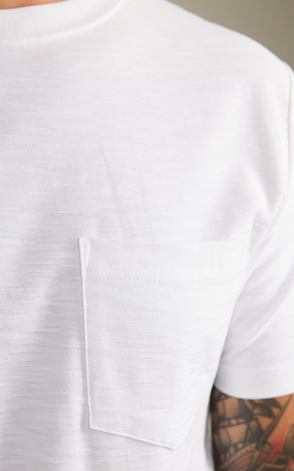 House Of Blanks Slub Pocket T-Shirt 2-Pack White