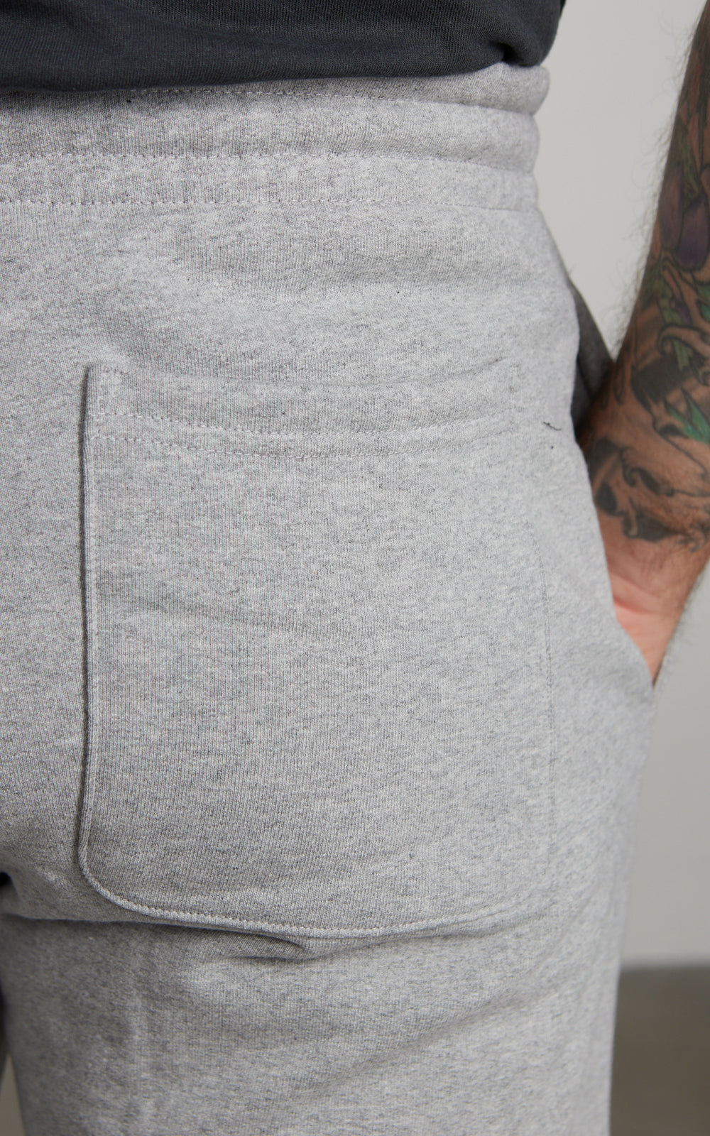 House Of Blanks Heavyweight Sweatshort Heather Grey