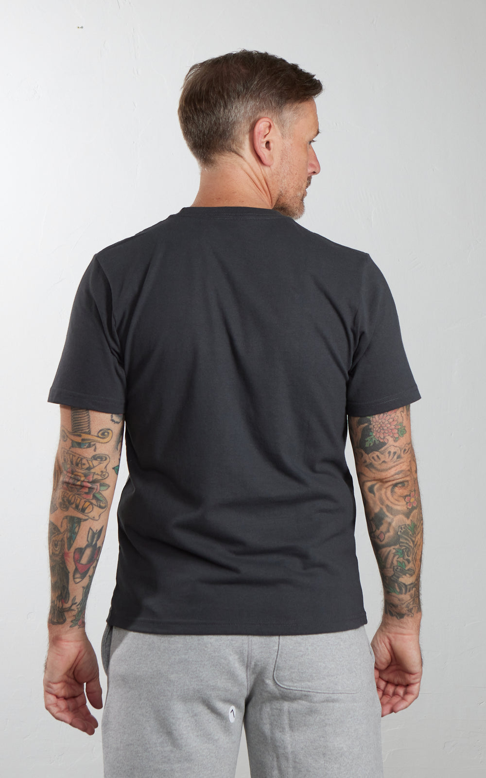 House Of Blanks Recycled Cotton T-Shirt Charcoal